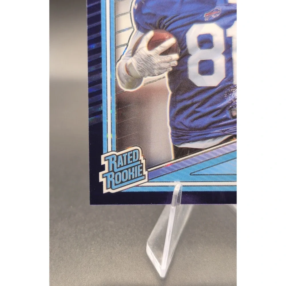 2025 Donruss Optic Kaden Prather #291 Rated Rookie Purple Stars Prizm /15 Bills
